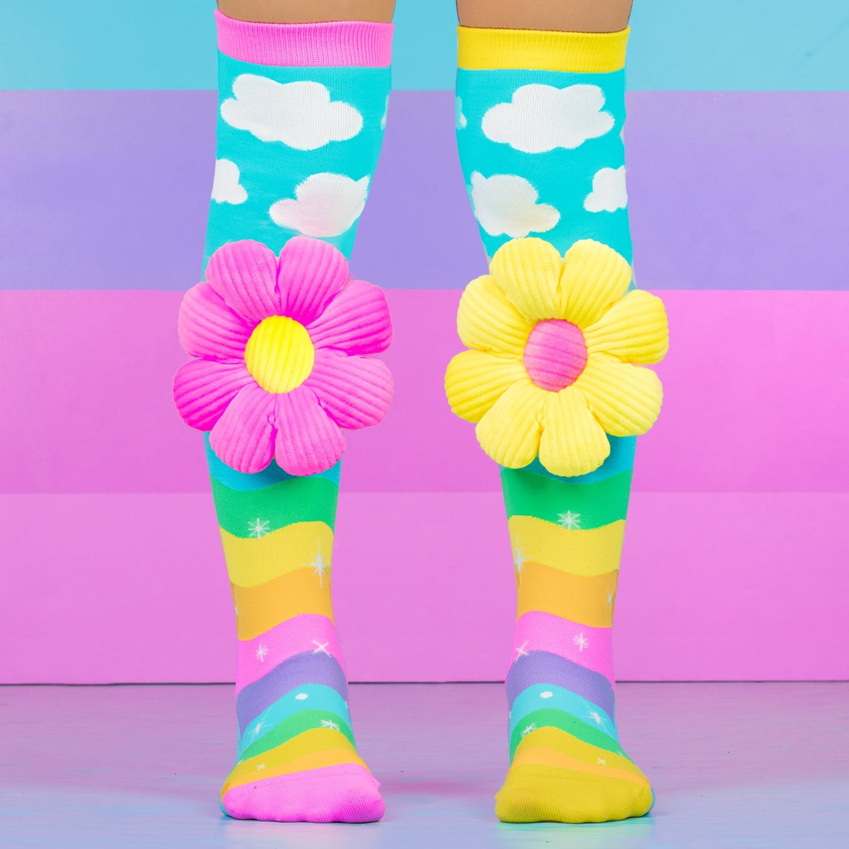 MEIAS FLOWER POWER