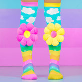 MEIAS FLOWER POWER